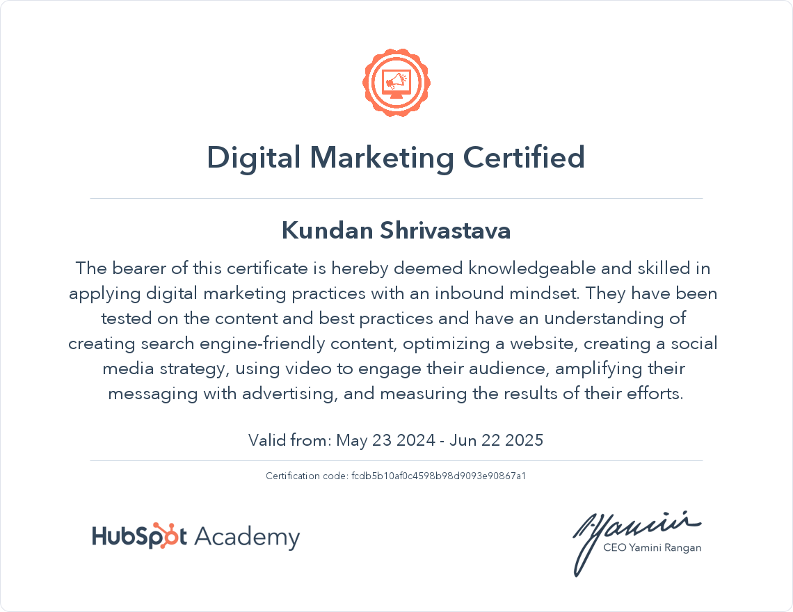 Global Certification