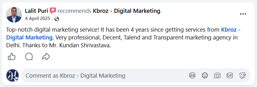 Client Testimonial
