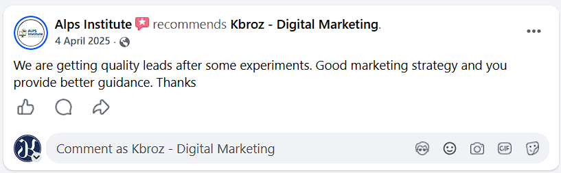 Client Testimonial