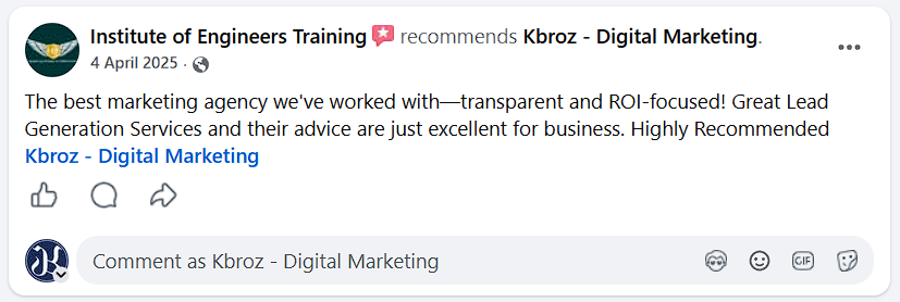 Client Testimonial
