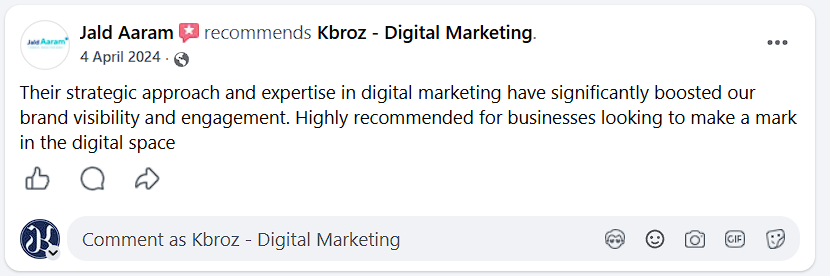 Client Testimonial
